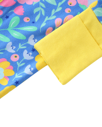 PoshTOT Blue Tulip Bamboo Baby Convertible Zippy Romper
