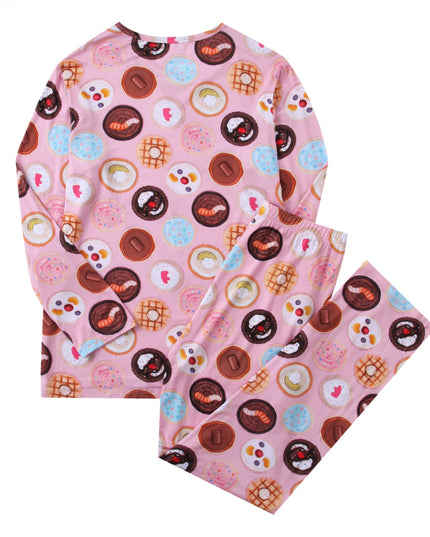 PoshTOT Cookie Bamboo Adult Two-Piece Long Sleeve Pajama Set
