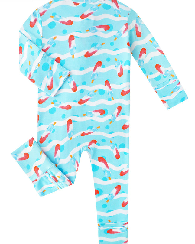 PoshTOT Ice Cream Baby Convertible Zippy Romper