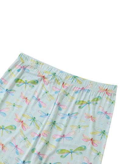 PoshTOT Dragonfly Bamboo Adult Two-Piece Long Sleeve Pajama Set