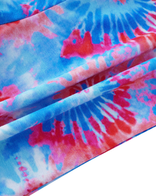 PoshTOT Tie-Dye Bamboo 2 Piece PJ Set