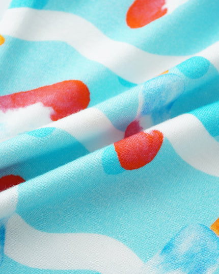 PoshTOT Ice Cream Baby Convertible Zippy Romper