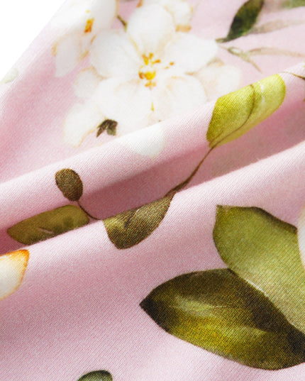 PoshTOT White Rose Bamboo Baby Convertible Zippy Romper