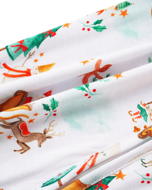 PoshTOT Snowman Bamboo Baby Convertible Zippy Romper