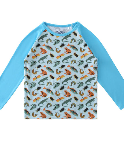 PoshTOT Crocodile Bamboo Kids Long Sleeve Top