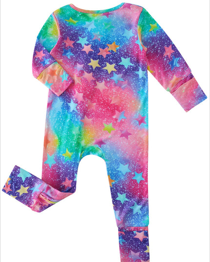 PoshTOT (Multiple Prints To Choose) Bamboo Baby Convertible Zippy Romper