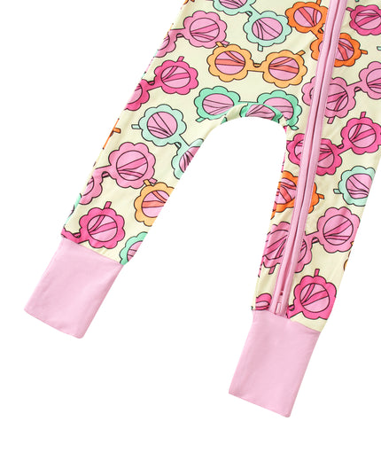 PoshTOT Sunglasses Bamboo Baby Convertible Zippy Romper