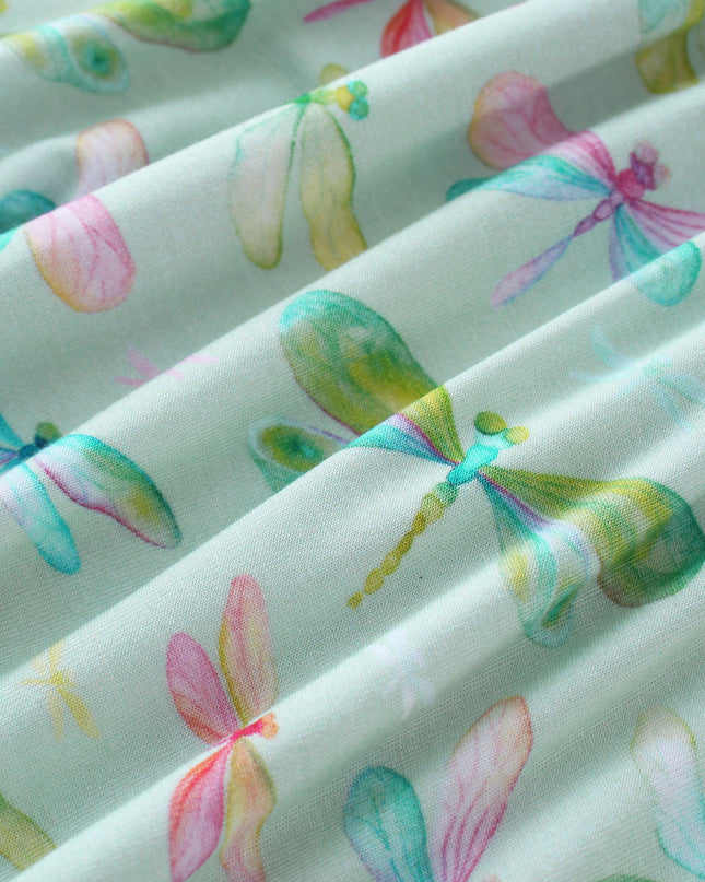 PoshTOT Dragonfly Bamboo Girls Twirl Dress