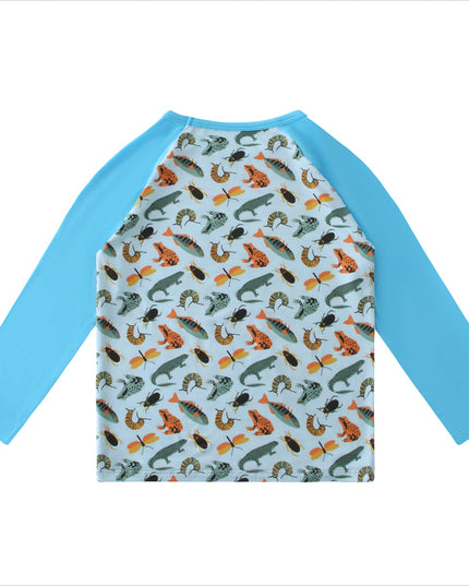 PoshTOT Crocodile Bamboo Kids Long Sleeve Top