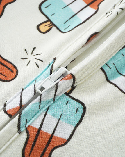 PoshTOT Popsicle Bamboo Baby Convertible Zippy Romper