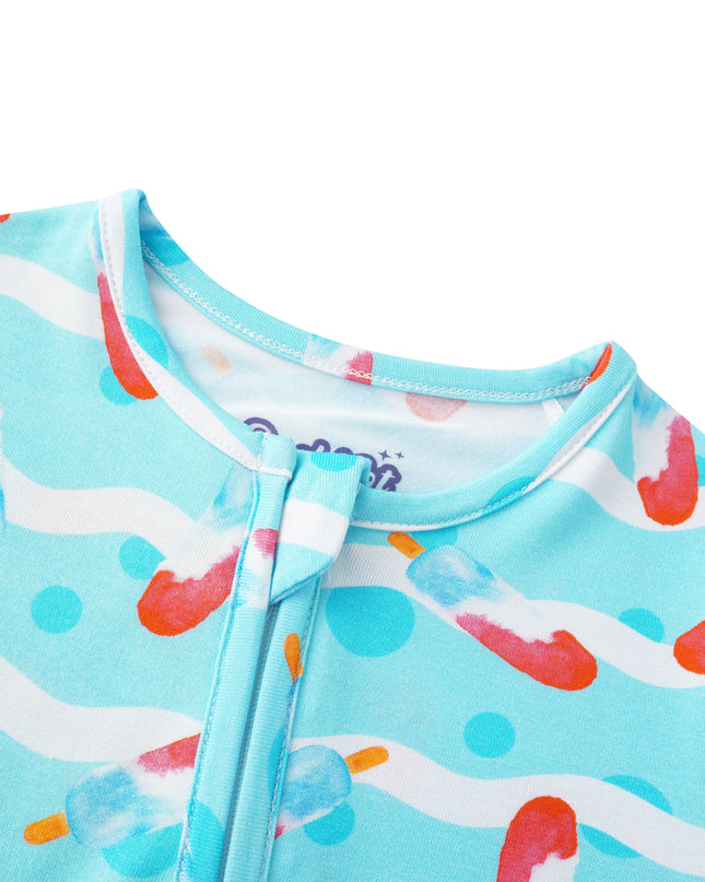 PoshTOT Ice Cream Baby Convertible Zippy Romper