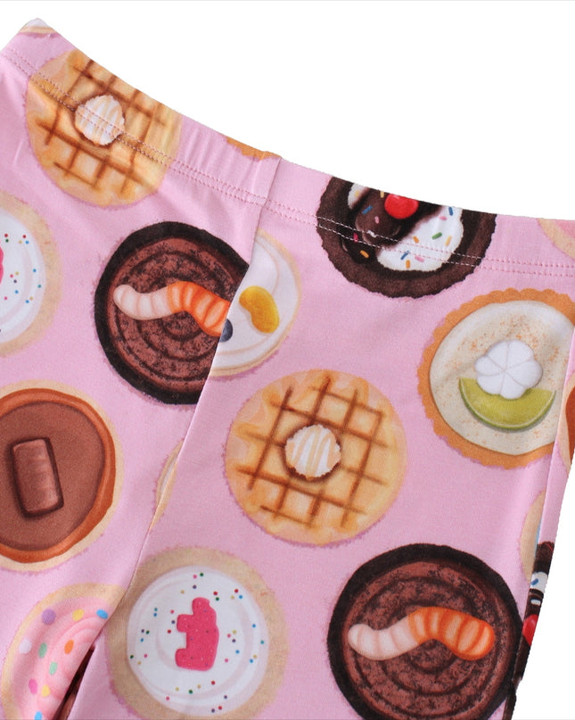 PoshTOT Pink Cookie Print 2 Piece PJ Set