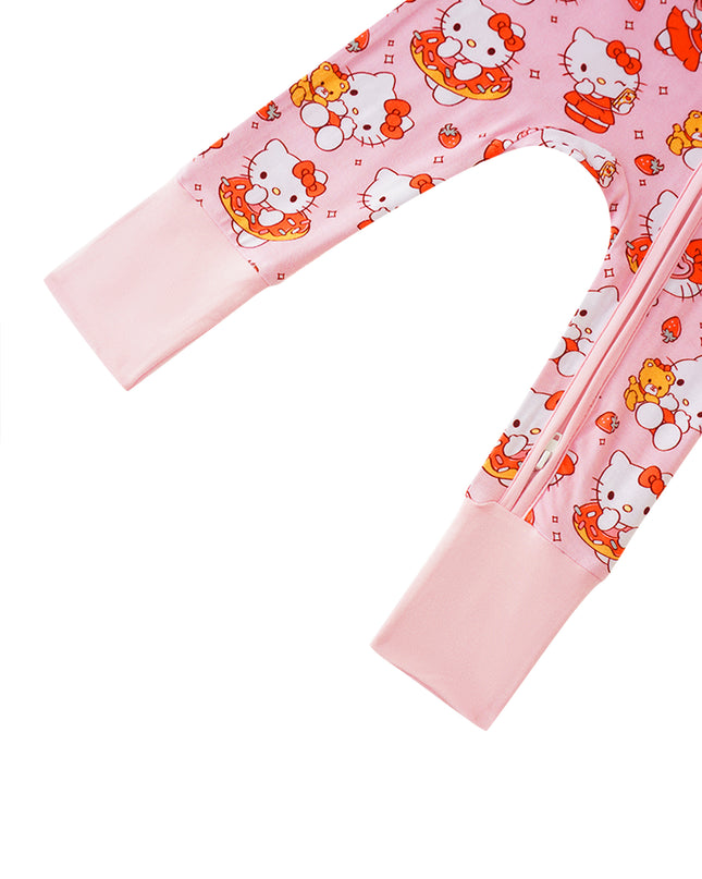 PoshTOT Sanrio Hello Kitty Bamboo Baby Convertible Zippy Romper