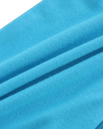 PoshTOT Blue Bamboo Baby Convertible Zippy Romper