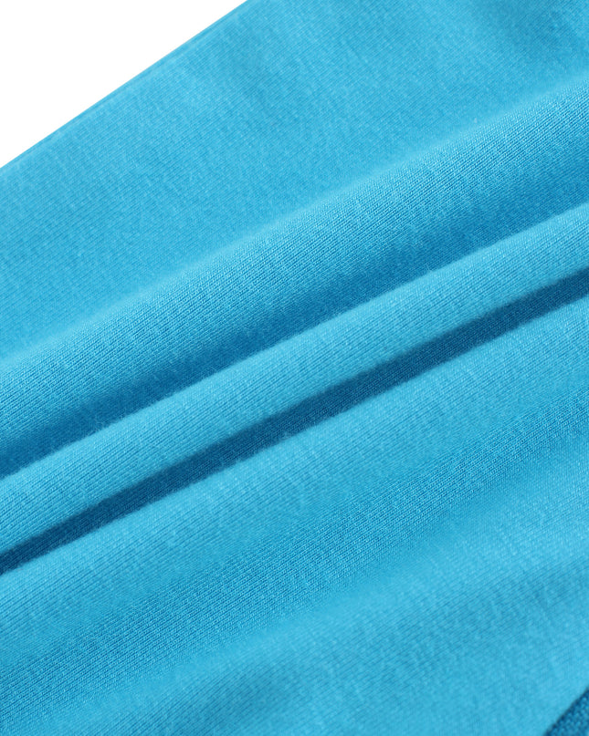 PoshTOT Blue Bamboo Baby Convertible Zippy Romper